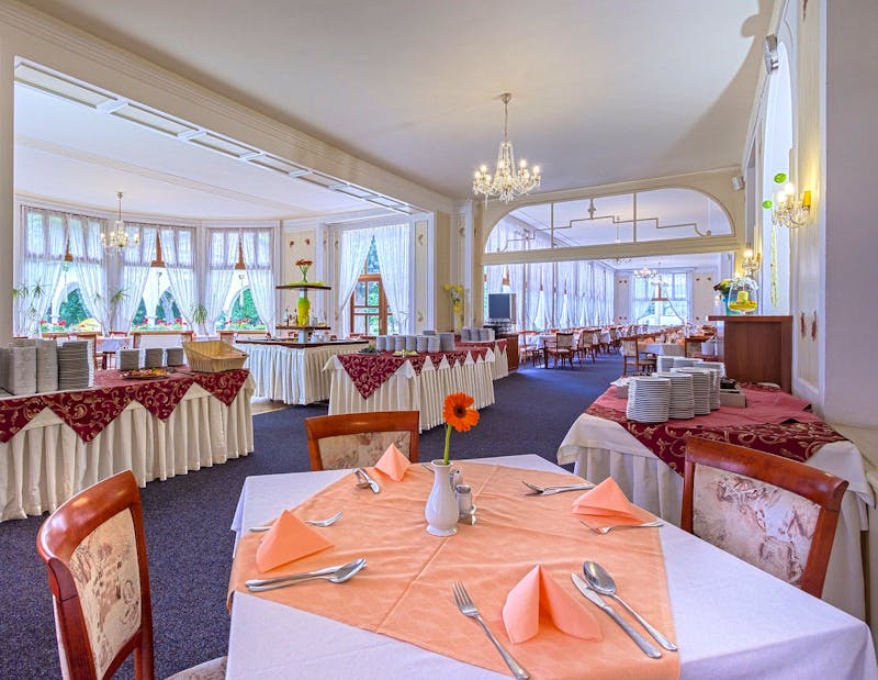Franzensbad - Kurhotel Belvedere - Speisesaal – ©Kurhotel Belvedere Franzensbad