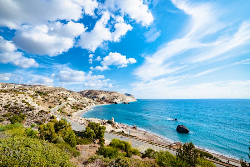 Panoramablick zum Felsen der Aphrodite - Zypern - ©JarosawMicha - stock.adobe.com