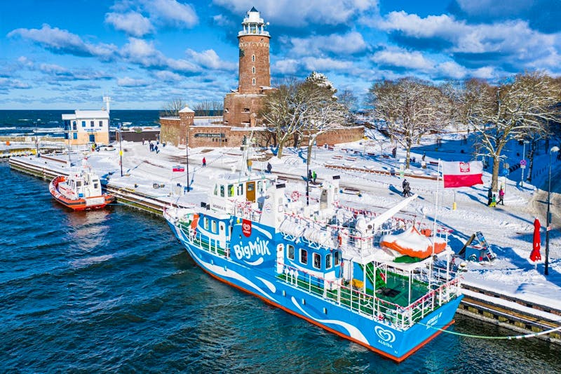 Hafen von Kolberg im Winter - ©Idea Spa