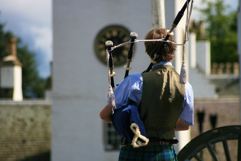 Dudelsackspieler am Blair Castle - ©Lotharingia - stock.adobe.com