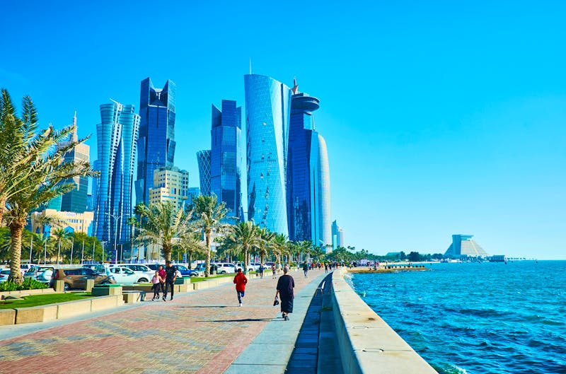 Doha - Promenade in der City und West Bay District - ©efesenko - stock.adobe.com