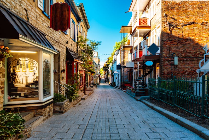 Petit Champlain Viertel in Quebec  - ©Joseph Oropel - stock.adobe.com