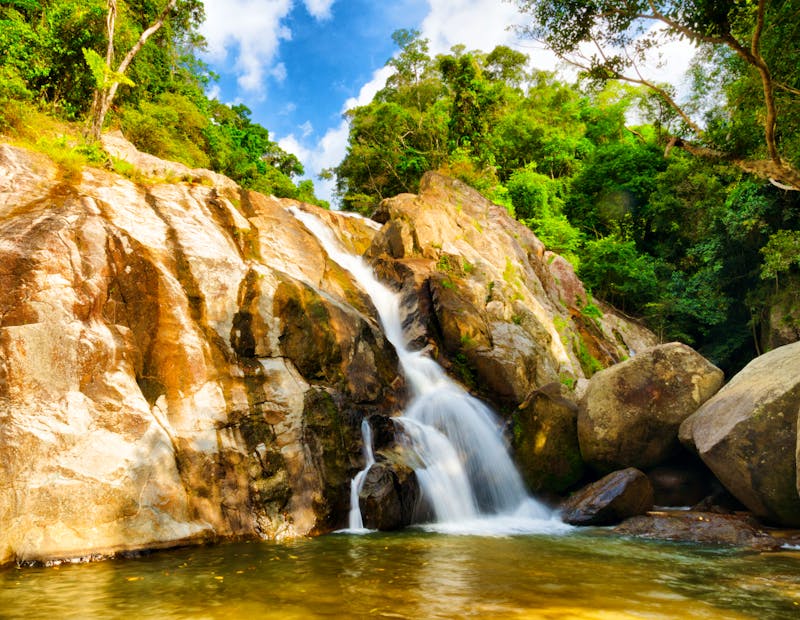 Der Wasserfall Hin Lad auf Koh Samui - ©efired - stock.adobe.com