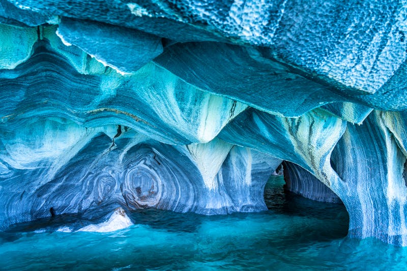 Marble Caves am Carrera-See in Patagonien - ©R.M. Nunes - stock.adobe.com