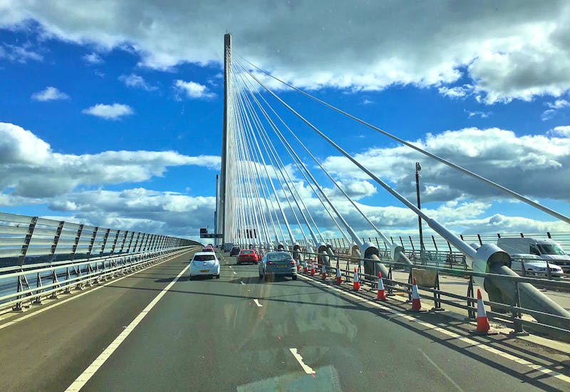 Fahrt über die Queensferry Crossing - ©Sabine Letzybyll - Eberhardt TRAVEL