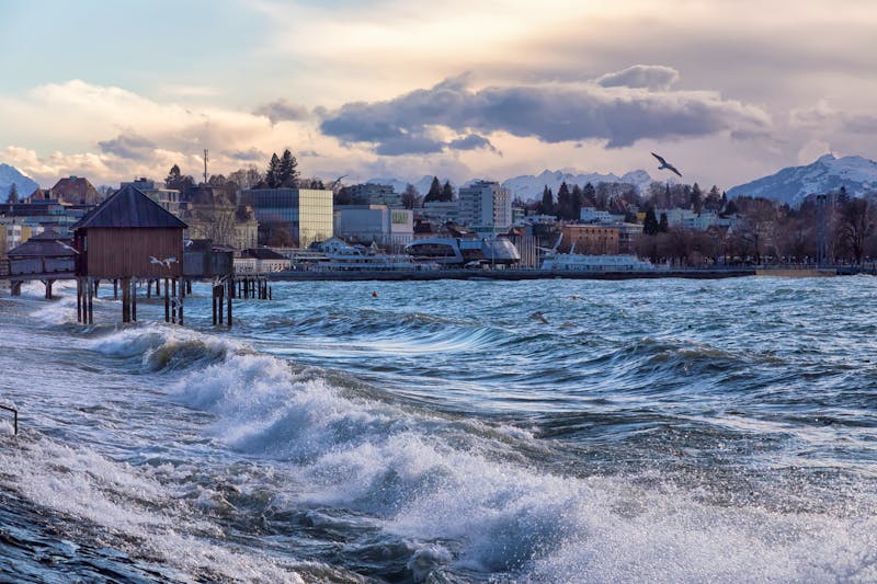 Bregenz am Bodensee im Winter - ©Kara - stock.adobe.com