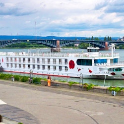A-ROSA Kreuzfahrtschiff in Mainz – © Irene Schneider - Eberhardt TRAVEL