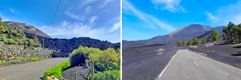 Verschüttete Straßen vom Tajogaite Vulkan auf La Palma  - ©Sinah Witzig - Eberhardt TRAVEL