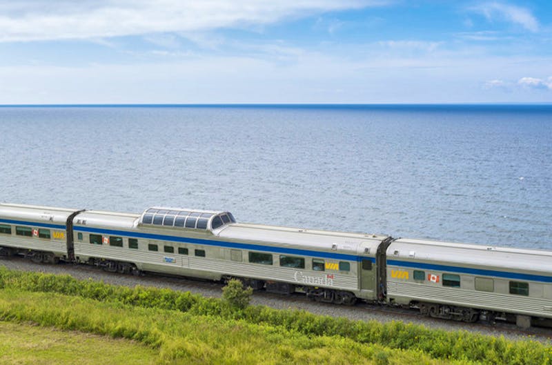Fahrt mit dem Zug The Ocean von VIA Rail - ©VIA Rail