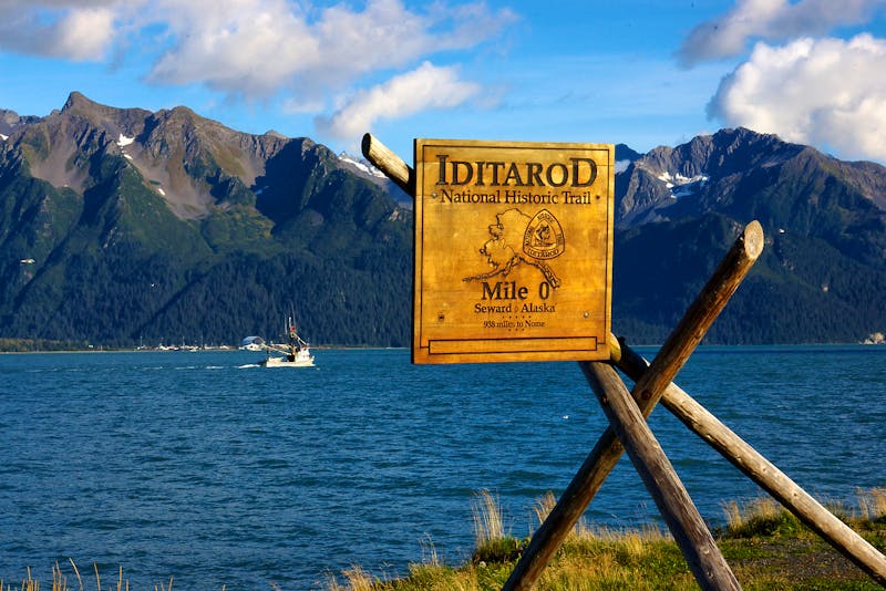 Iditarod Trail Schild in Alaska - ©jscott - stock.adobe.com