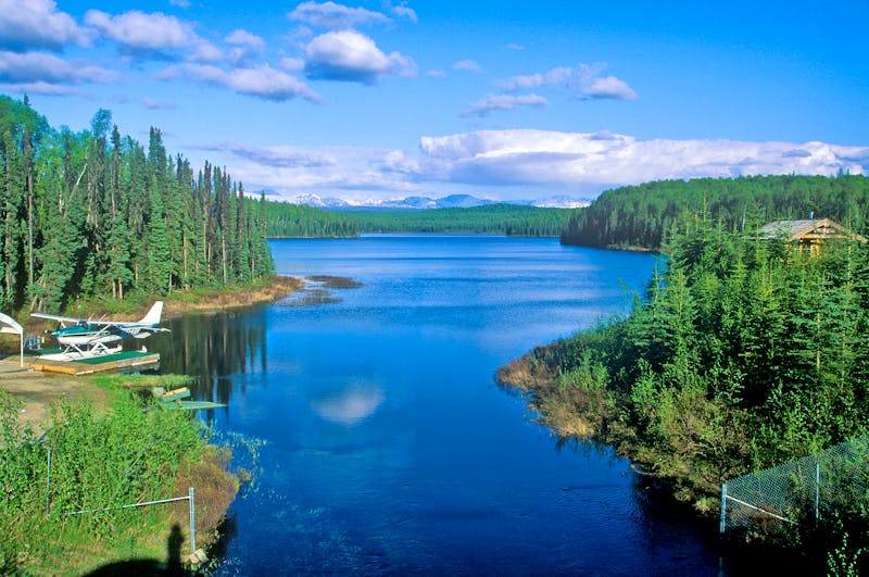 Flusslandschaft bei Talkeetna in Alaska - ©2005 VisionsofAmerica.com/Joe Sohm - stock.adobe.com