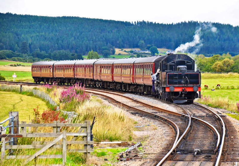 Zugfahrt mit der Strathspey Railway - ©Konrad Füssel - Eberhardt TRAVEL