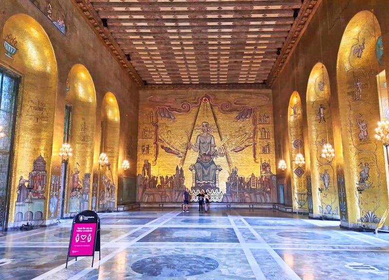 Der Goldene Saal im Rathaus von Stockholm - ©Katrin Deutschbein - Eberhardt TRAVEL
