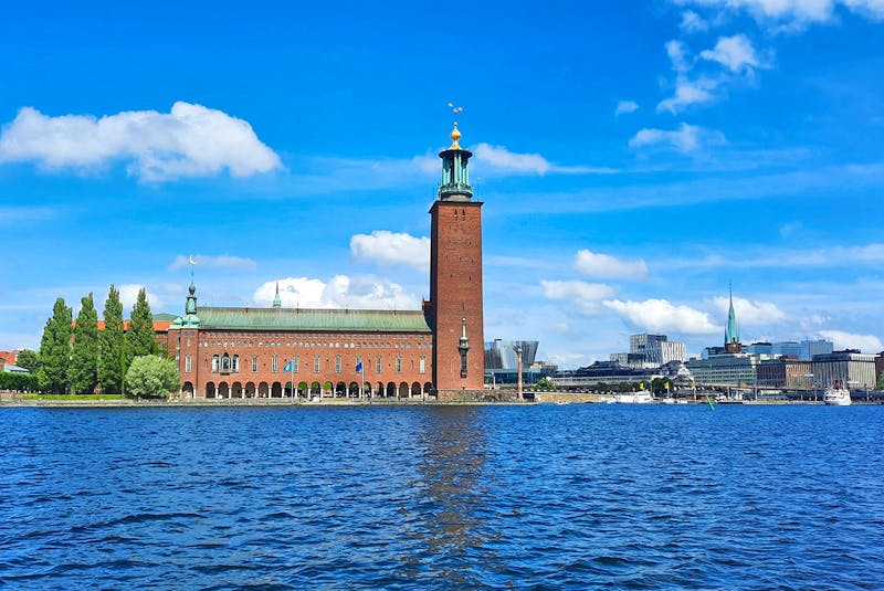 Bootsfahrt in Stockholm - Rathaus - ©Katrin Deutschbein - Eberhardt TRAVEL