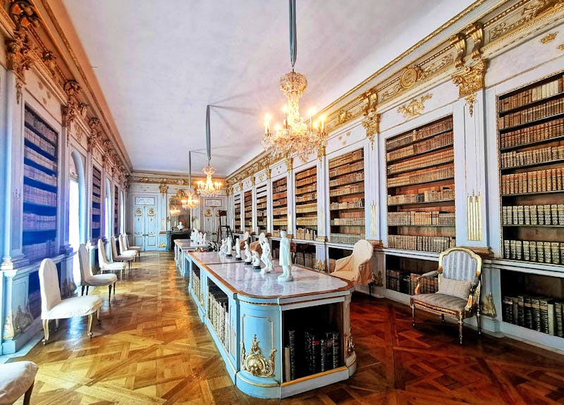 Bibliothek im Schloss Drottningholm - ©Simone Willner - Eberhardt TRAVEL