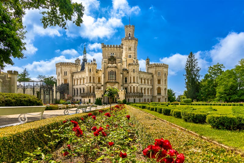 Schloss Hluboka nad Vltavou in Südböhmen - &copy;S. Koch - stock.adobe.com