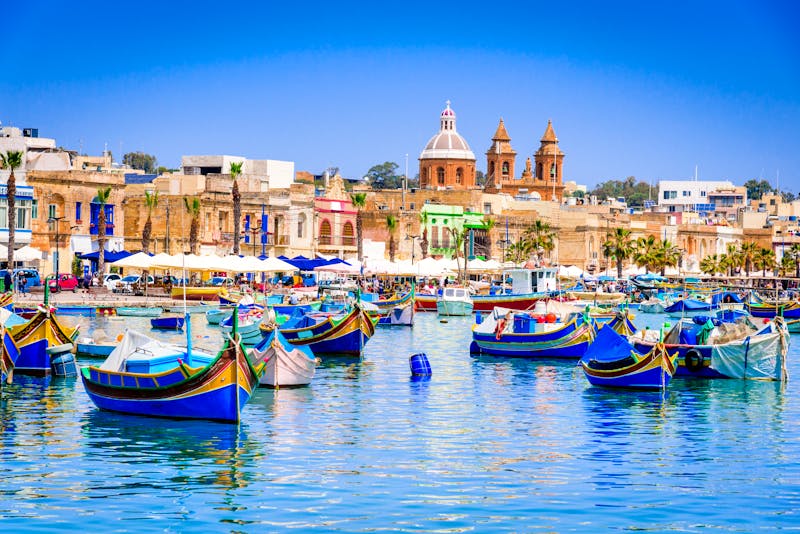 Fischerboote in Marsaxlokk auf Malta - ©ecstk22 - stock.adobe.com