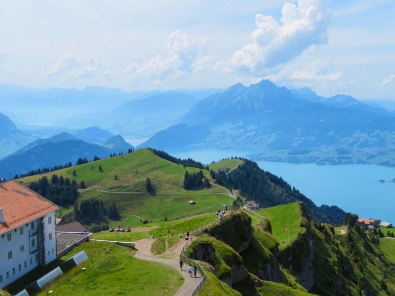 Auf der Rigi - Blick zum Pilatus - ©Annette Weise