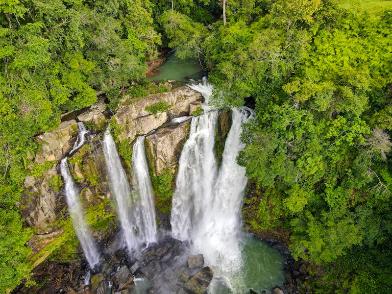 Blick von oben auf die Nauyaca Wasserfälle  - ©WildPhotography.com - stock.adobe.com