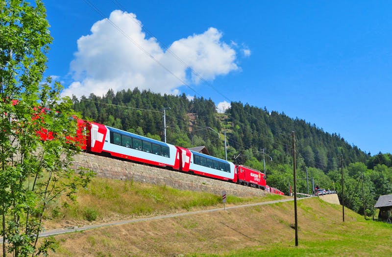 Zugfahrt mit dem Glacier-Express - ©Annette Weise - Eberhardt TRAVEL