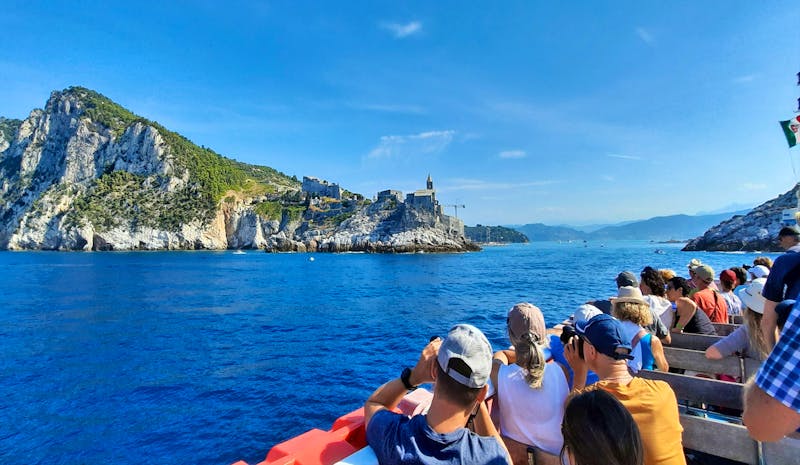 Bootsfahrt an der ligurischen Küste bei Portovenere - &copy;Betina Marinow - Eberhardt TRAVEL