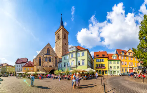 Ägidienkirche in Erfurt - Krämerbrücke &ndash; &copy; Sina Ettmer - stock.adobe.com