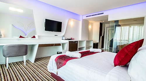 The Paradiso JK Design Hotel Nakhon Sawan - Superior-Zimmer – © The Paradiso JK Design Hotel Nakhon Sawan.