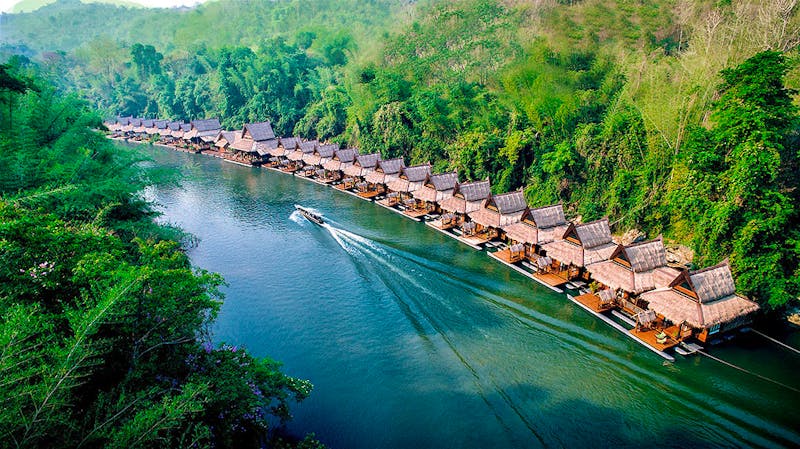 The FloatHouse River Kwai I Floating Villa Resort - Außenansicht - ©The FloatHouse River Kwai I Floating Villa Resort