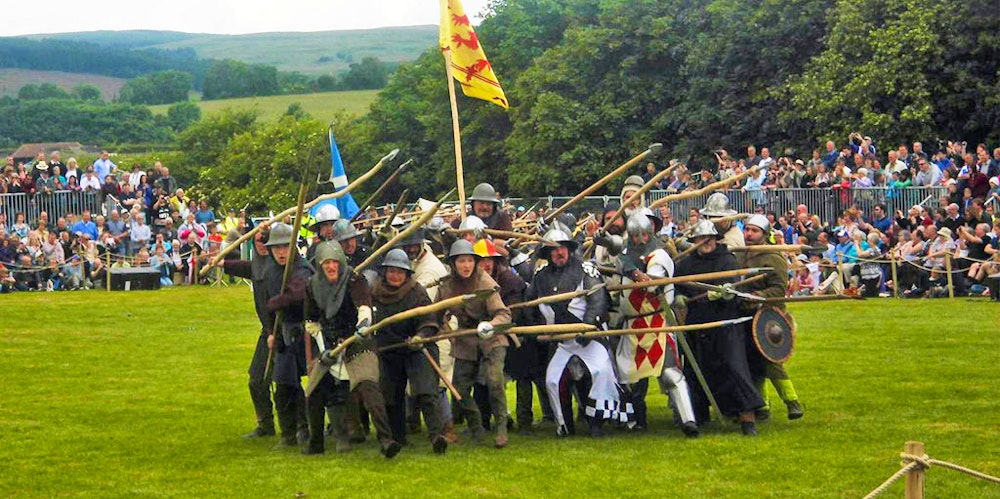 Bannockburn Schlachtnachstellung – © Dr. Michael Krause - Eberhardt TRAVEL
