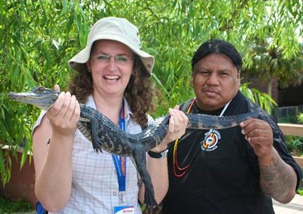 Florida Miccosukee Indianerdorf Alligator – © Kristin Weigel