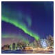 Nordlichter im Winter in Muonio im Norden von Finnland – © Thomas Kraemer / Visit Finland
