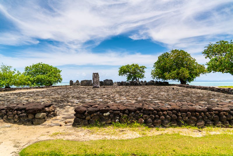 Alte Tempelanlage auf Raiatea Island - Französisch Polynesien - ©Blogtrip blog de viajes- Aristofennes