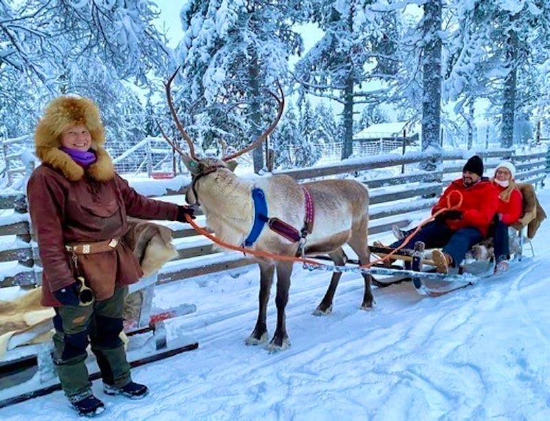 Rentierfarm in den Wäldern Finnlands - ©©vianova GmbH