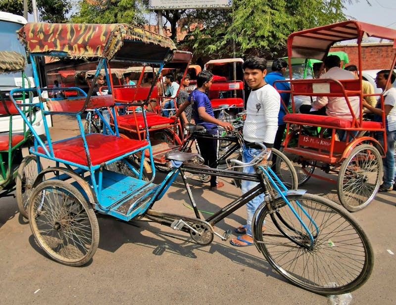 Rikschas in der Altstadt von Delhi - ©Simone Willner - Eberhardt TRAVEL