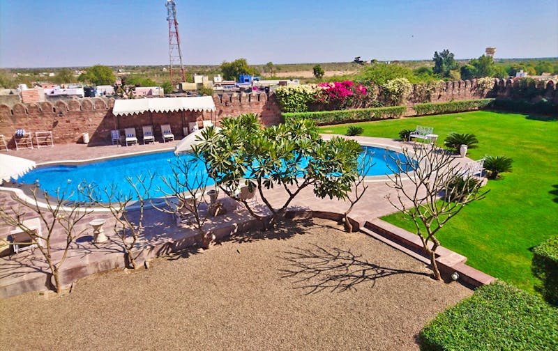 Pool im Fort Khejarla - ©Stefan Jahnke - Eberhardt TRAVEL