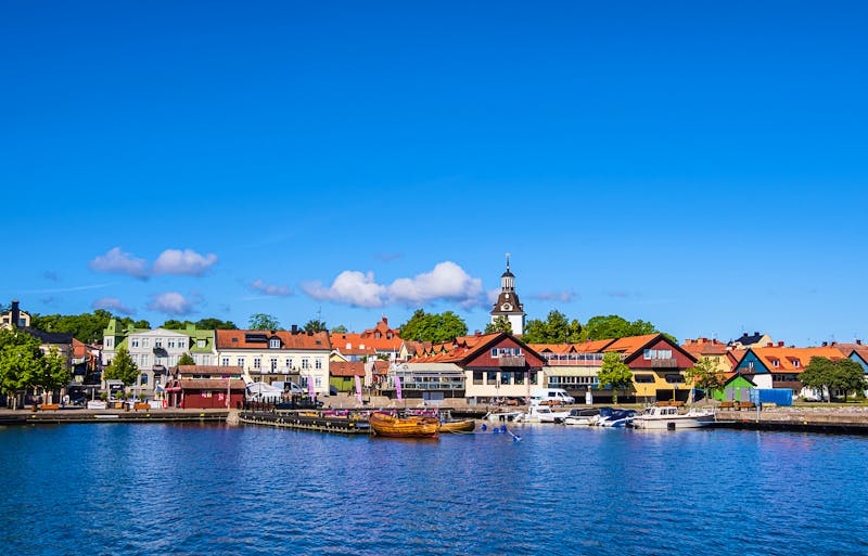 Blick auf die Stadt Västervik in Schweden  - ©Rico Ködder - stock.adobe.com