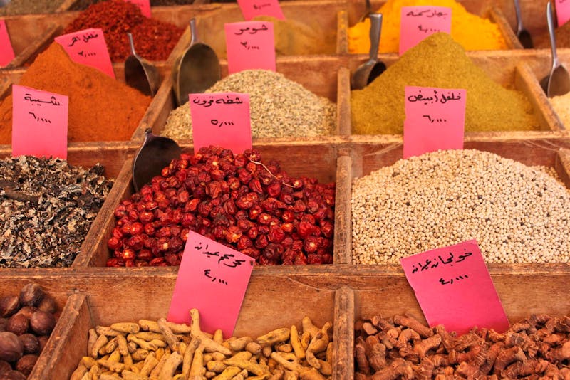 Gewürzstand auf einem Suk in Akaba - ©Alice Teipelke (Eberhardt TRAVEL)
