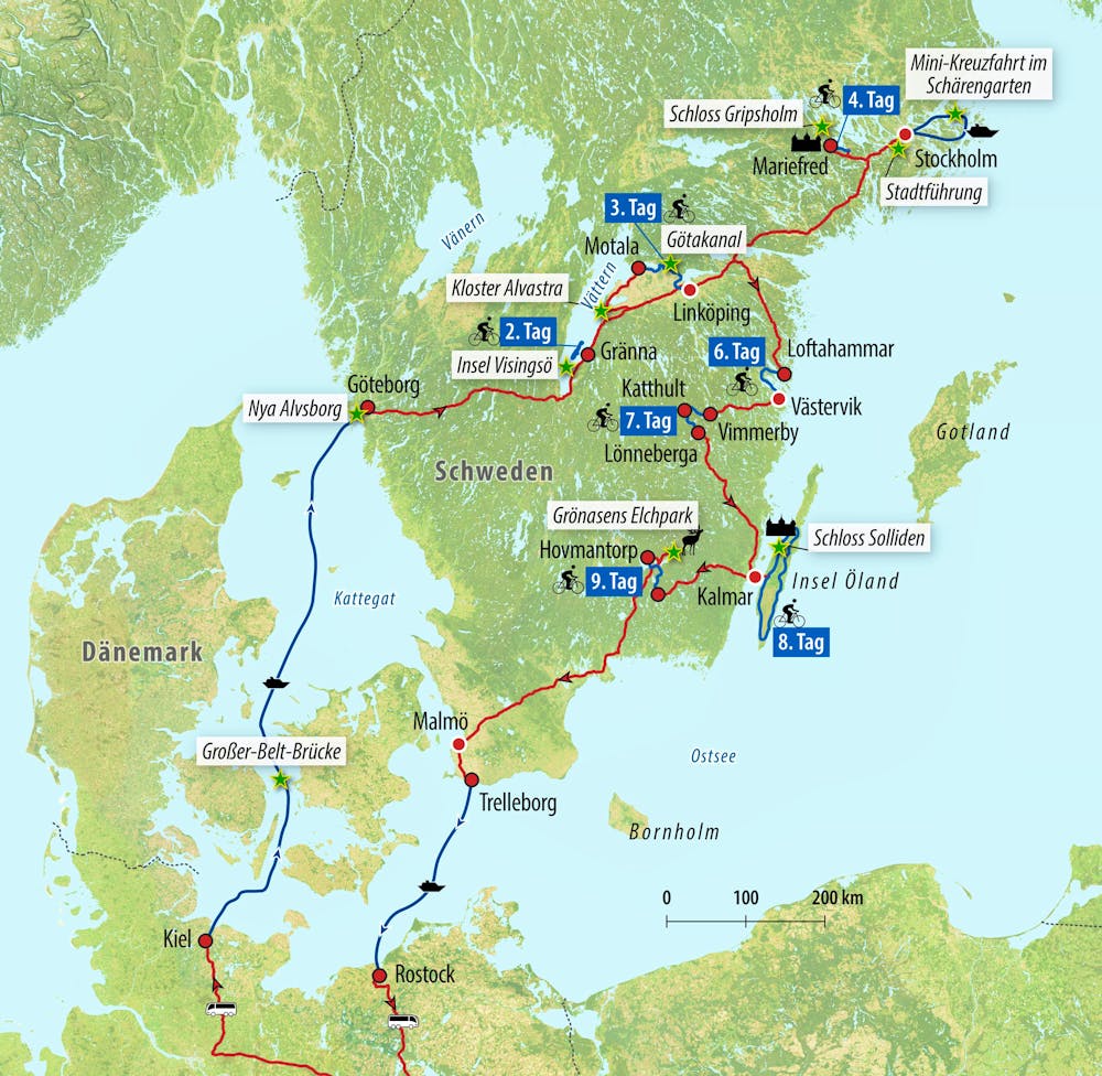 Reisekarte – © Eberhardt TRAVEL