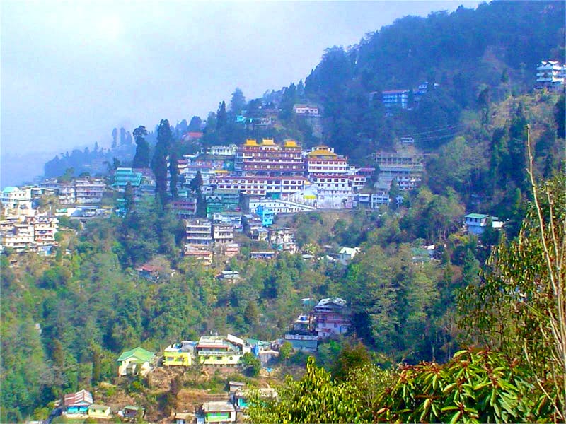 Blick auf Gangtok, Hauptstadt von Sikkim - ©Michael Krause (Eberhardt TRAVEL)