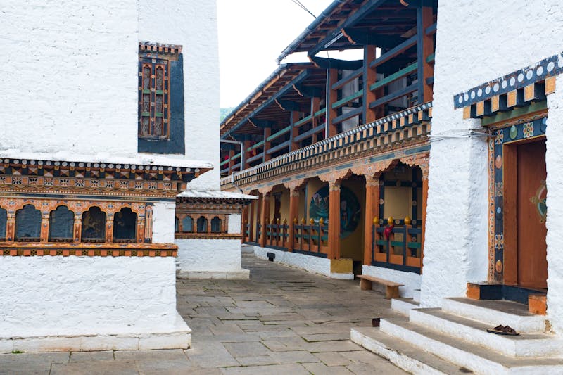 Kloster und Festung Simtokha Dzong südlich von Bhutans Hauptstadt Thimphu - ©Forbitious - stock.adobe.com
