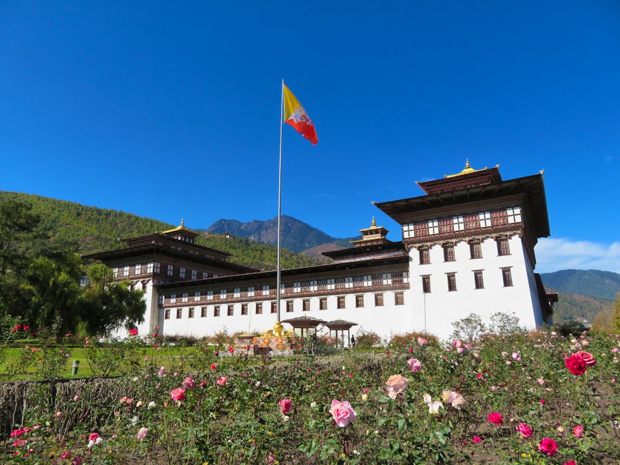 Thimphu Dzong in Bhutan – © Jürgen Schmeißer (Eberhardt TRAVEL)