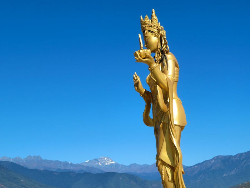 Engel über Thimphu - ©Jürgen Schmeißer (Eberhardt TRAVEL)