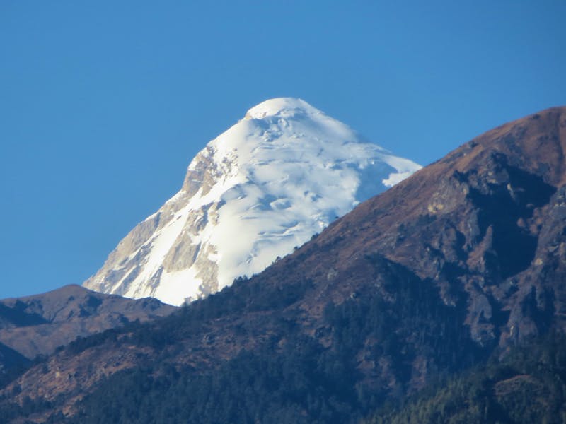 Gipfel des Jumolhari im Himalaya - ©Jürgen Schmeißer (Eberhardt TRAVEL)