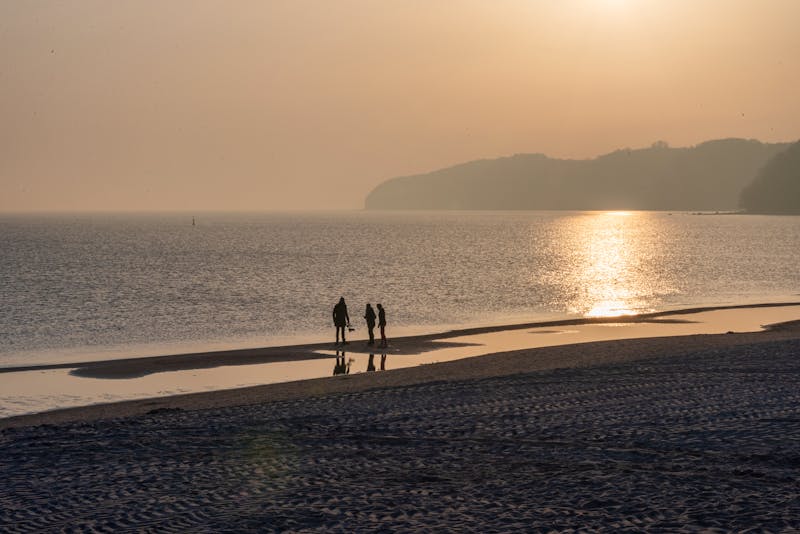 Ostseebad Binz auf der Insel Rügen - Morgenstimmung am Strand - ©Verwendung oder Veränderung nur nach voriger Genehmigung