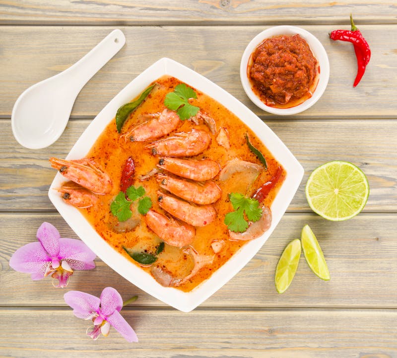 Tom Yum Nam Khon - Thai-Suppe mit Meeresfrüchten - ©paul_brighton - stock.adobe.com