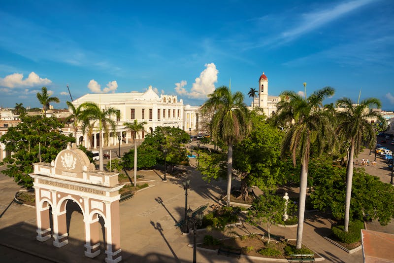 José Martì Square in Cienfuegos seen from above - ©Angelo D'Amico - stock.adobe.com