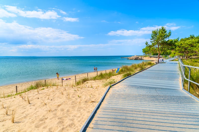 Strandpromenade von Hel auf der Halbinsel Hel - polnische Ostsee - ©pkazmierczak - stock.adobe.com