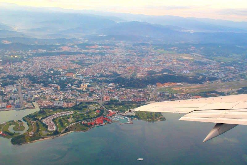 Flug nach Sandakan, Borneo - ©Elisa Müller (Eberhardt TRAVEL)