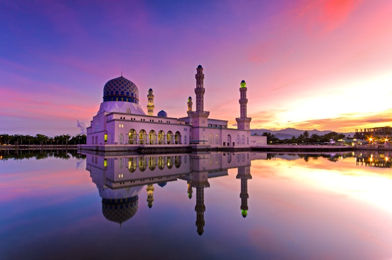 Die schwimmende Moschee in Kota Kinabalu, Sabah, Borneo - ©cn0ra - stock.adobe.com