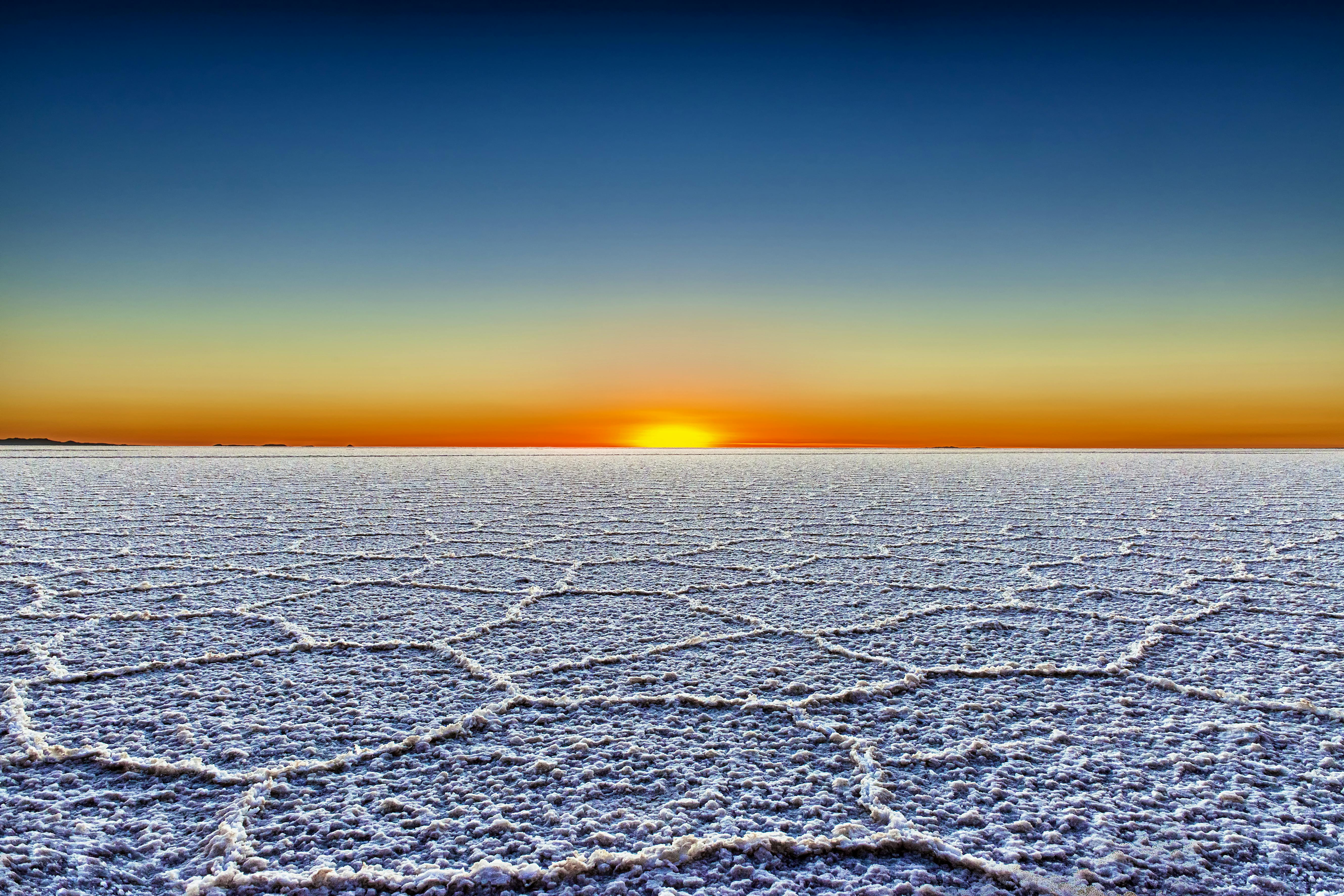 Sunrise in the Salar de Uyuni  Bolivia &copy; Tiago Lopes Fernandez All Rights Reserved